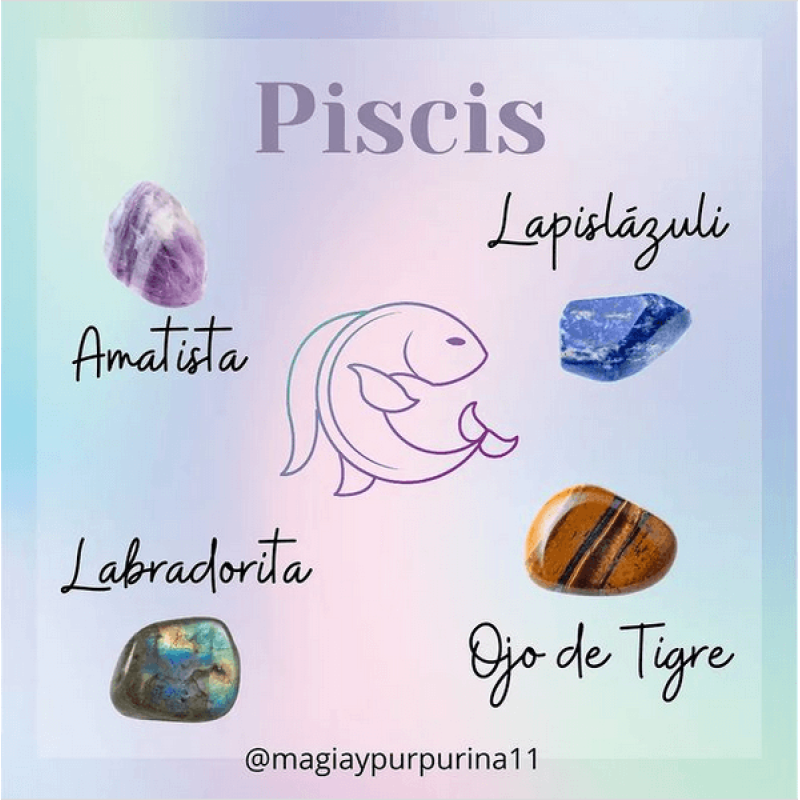Piedras y minerales Piscis
